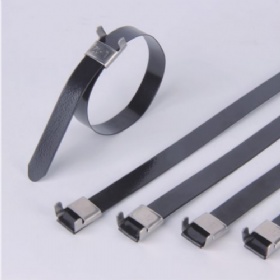 L-type epoxy coated cable tie