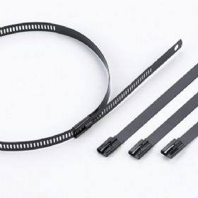 Multi lock epoxy coated cable tie