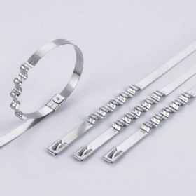 Ball Lock Spring Uncoated Cable Tie